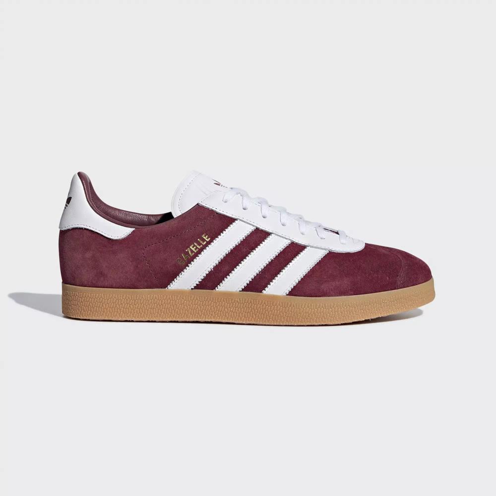 Adidas Gazelle Tenis Rojos Para Hombre (MX-81332)